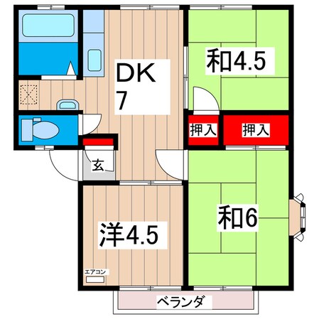 セルシオⅠの物件間取画像